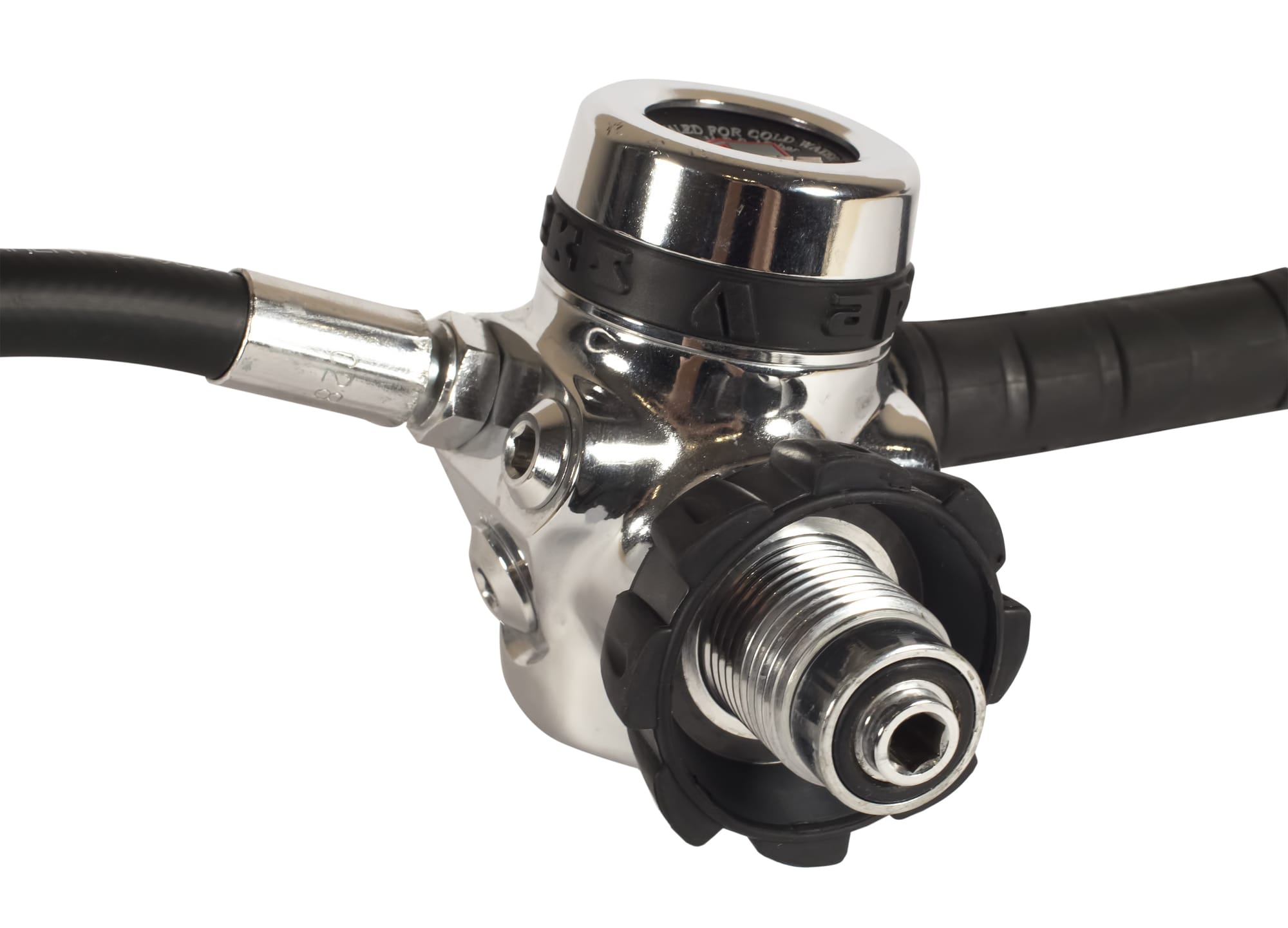 A DIN-type first stage for scuba diving